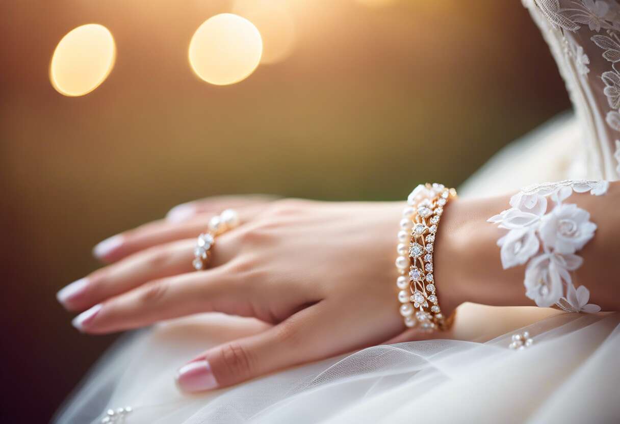 Bracelet de mariage : discrétion et élégance au poignet