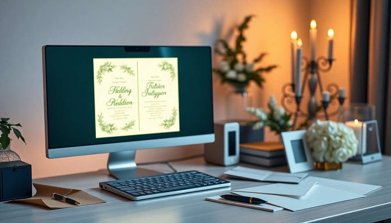 Créer ses faire-parts de mariage en ligne facilement