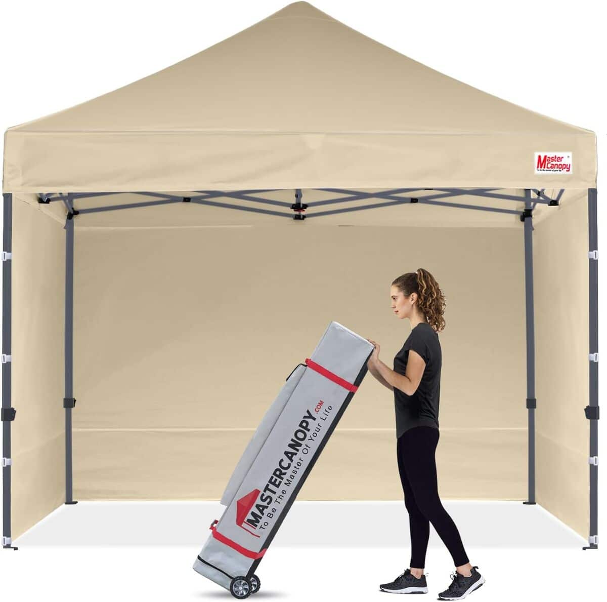 Test : tente MasterCanopy avec auvent escamotable