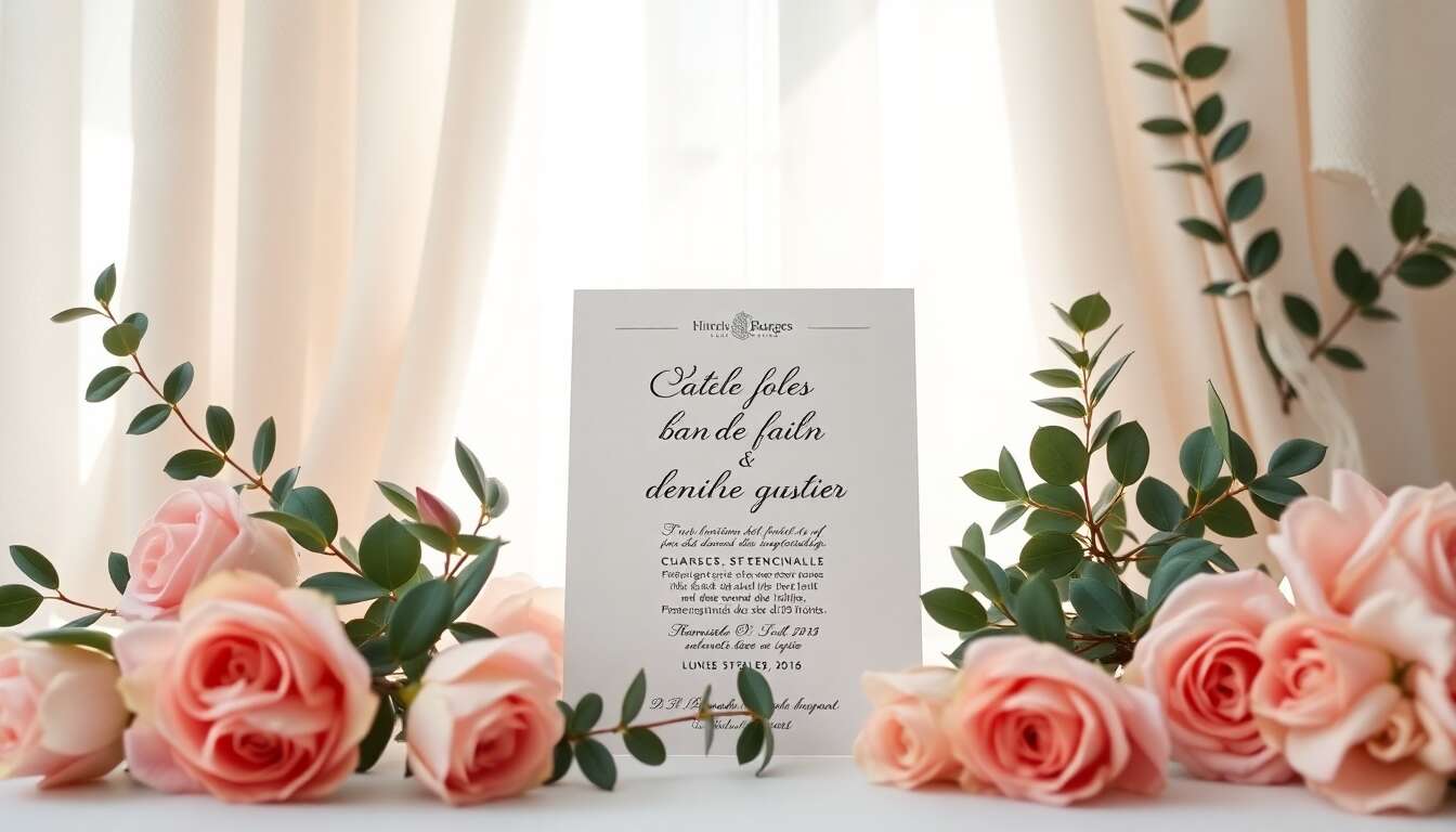 Faire-part de mariage : optez pour l'élégance
