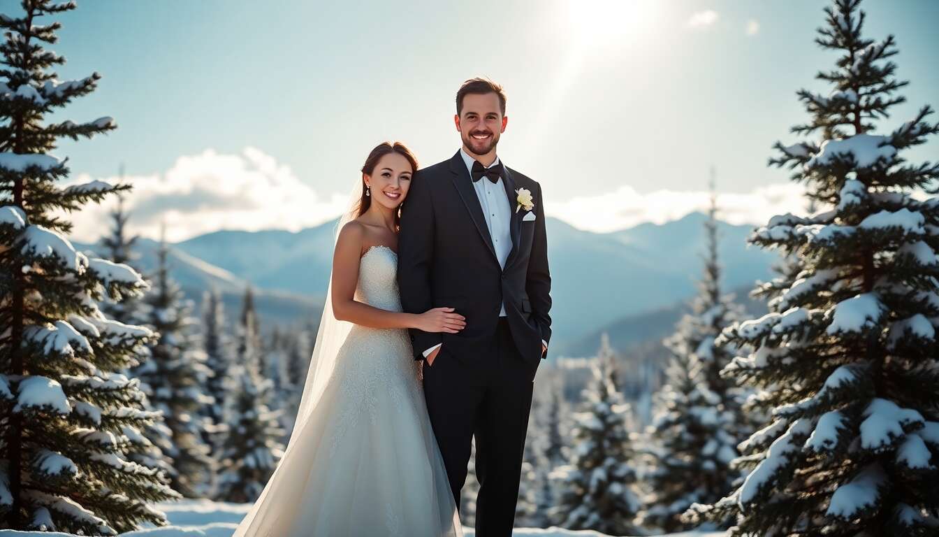 Mariage d'hiver à la montagne : idées et inspirations