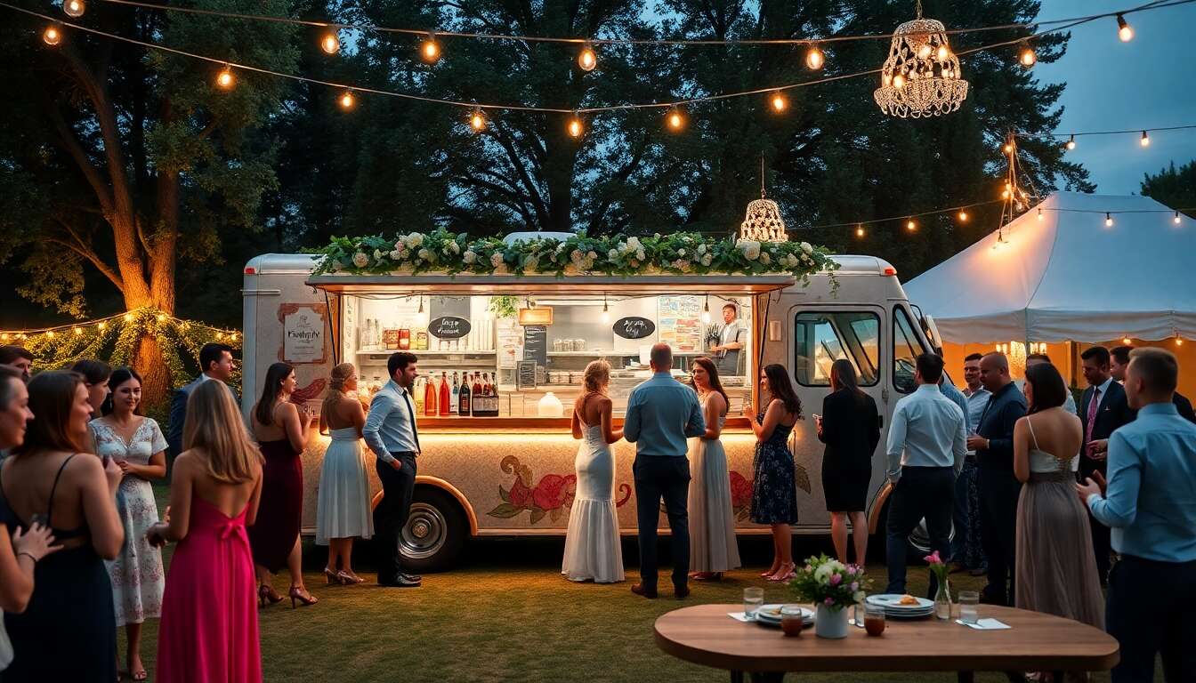 Un food truck pour son mariage : idée originale et tendance