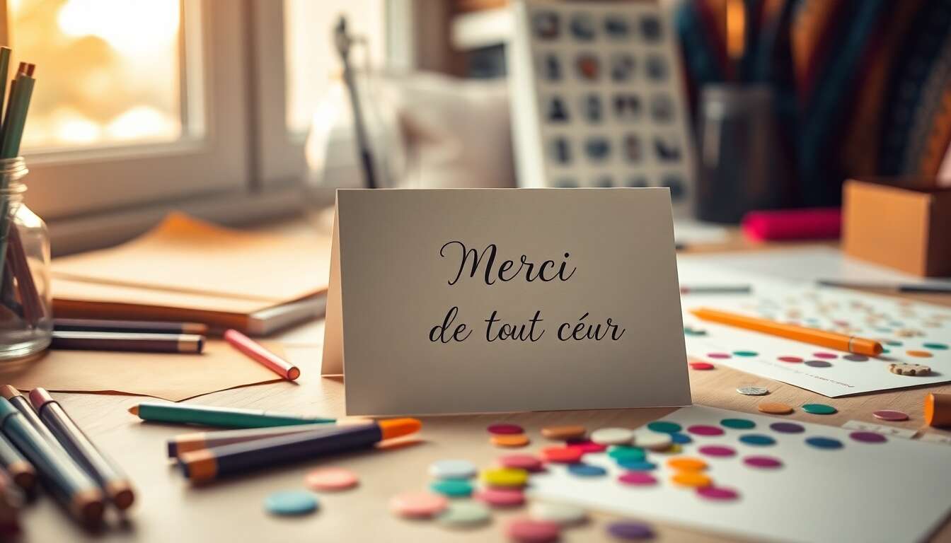 Créer des cartes de remerciement personnalisées