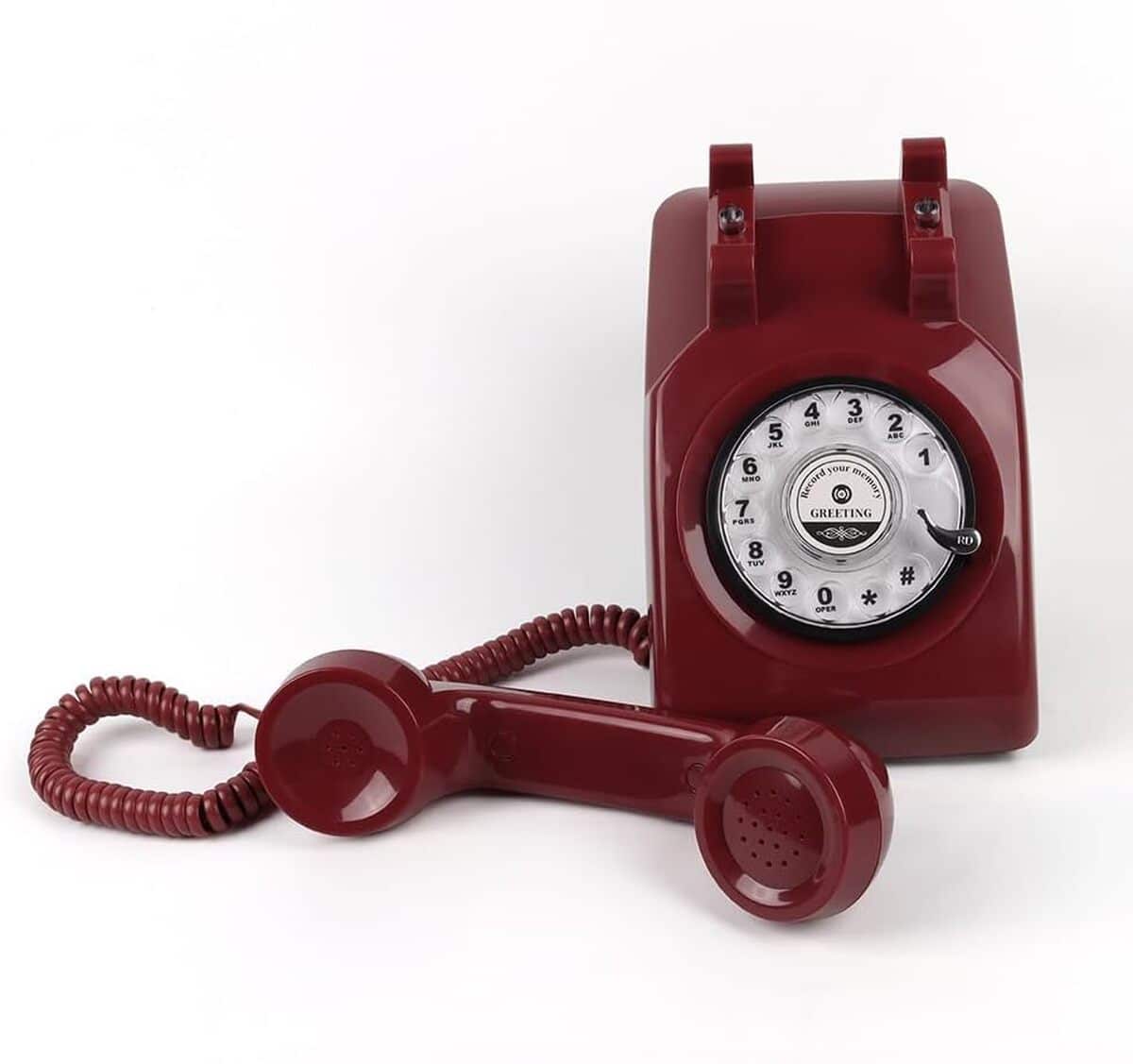 Avis sur le livre d'or audio vintage Téléphone rotatif