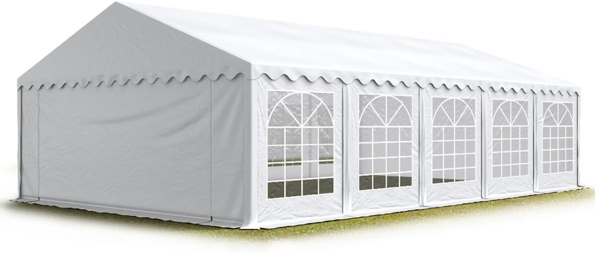 Test de la tente TOOLPORT 5x10 m : réception sous haute qualité