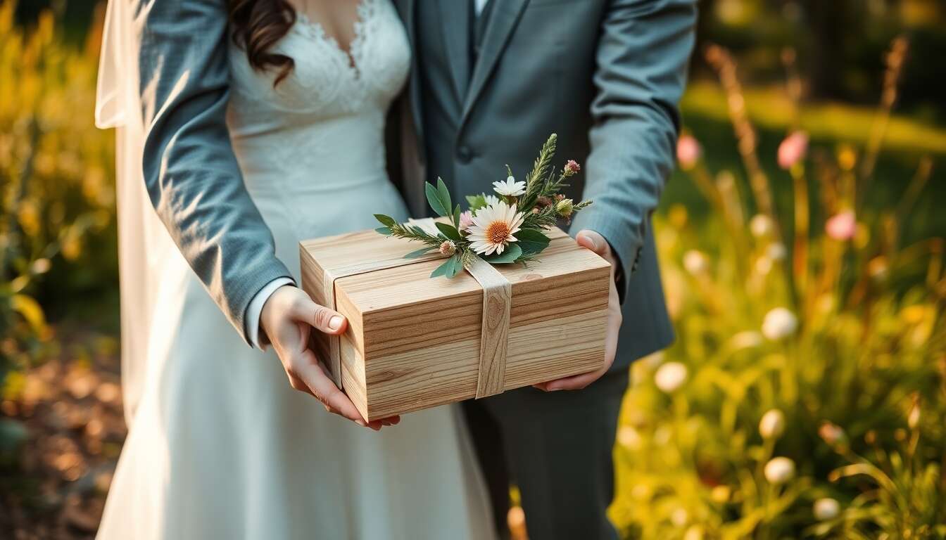 Cadeaux de mariage écologiques et éthiques : idées pour des mariés responsables