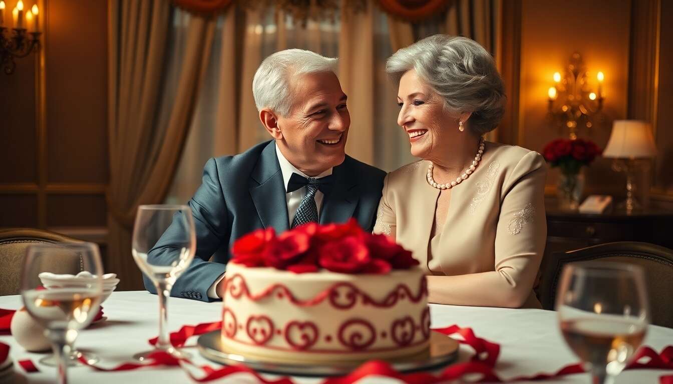 40 ans de mariage : célébrer les noces de rubis