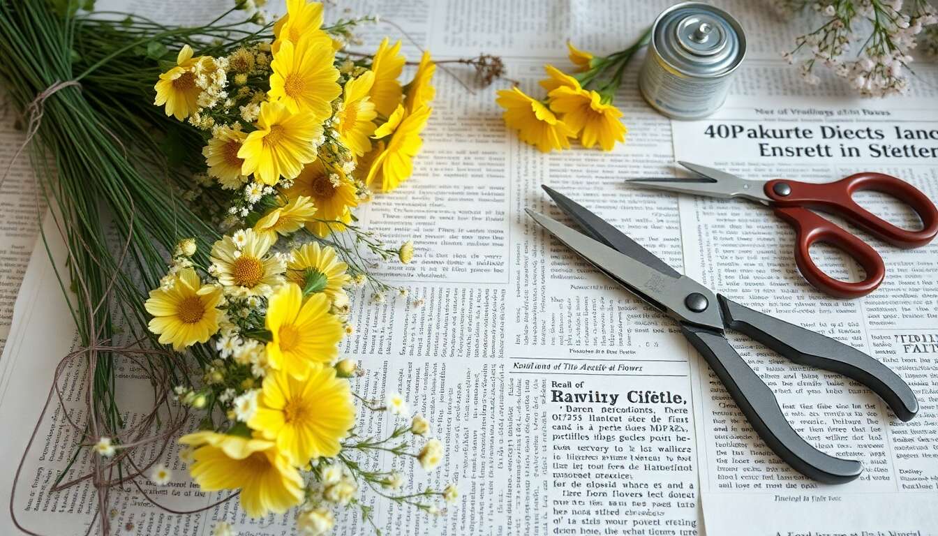 Fleurs séchées : tendance mariage et déco