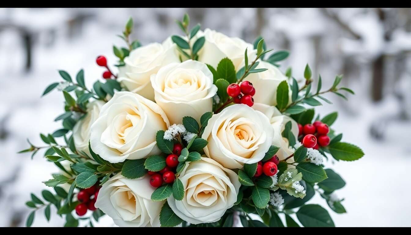 Fleurs d'hiver : idées et inspirations pour votre mariage