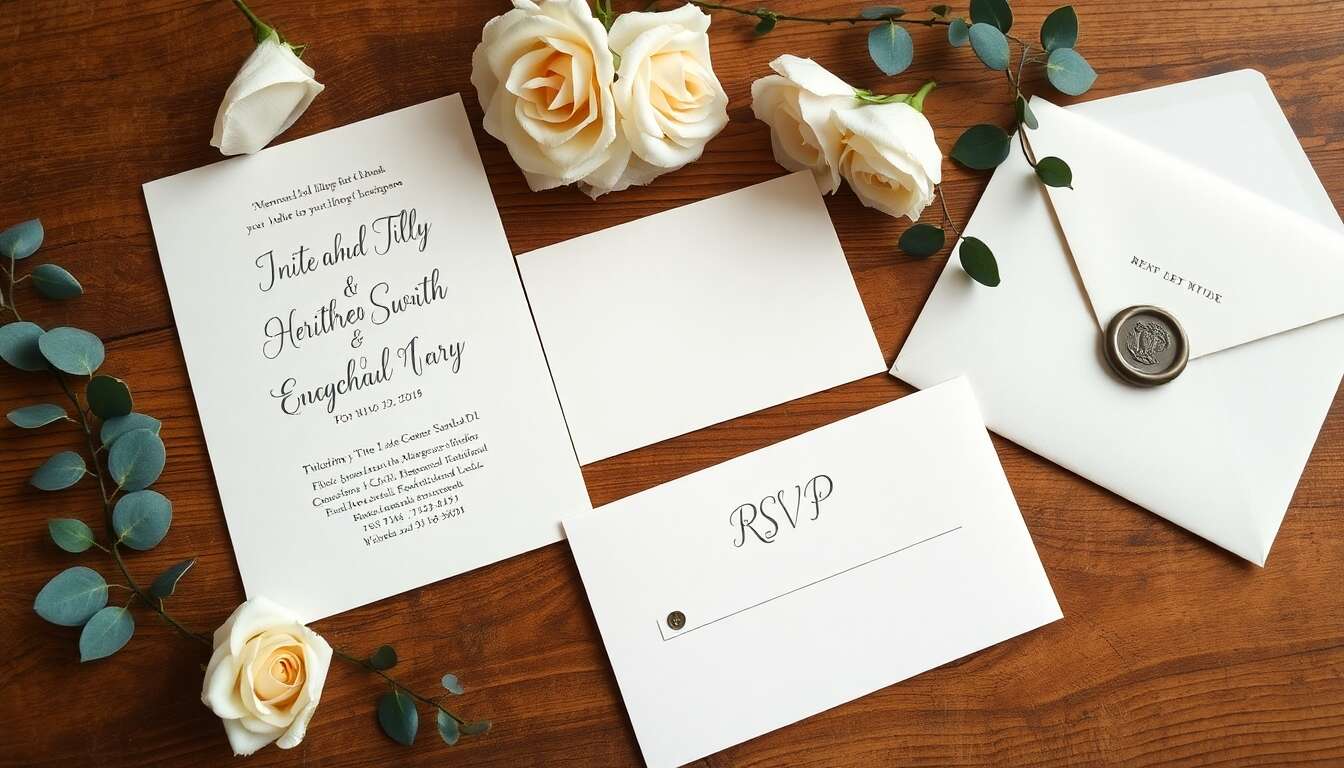 Personnalisation parfaite de vos invitations de mariage