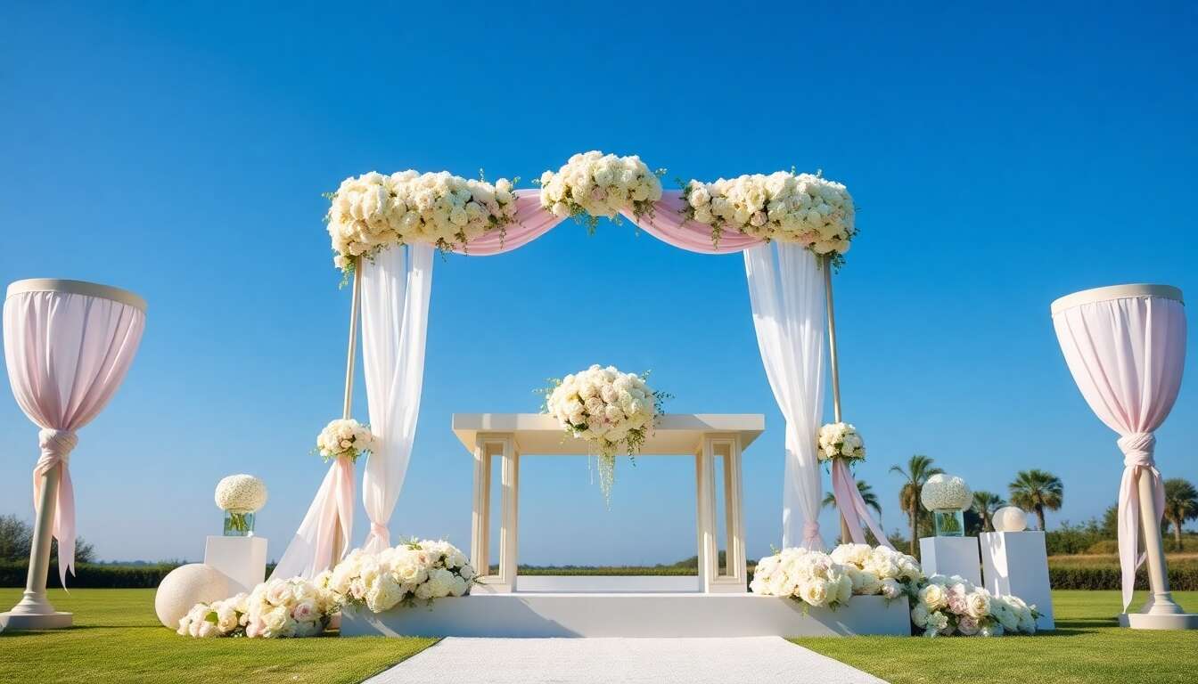Louer un podium pour mariage : prix et démarches