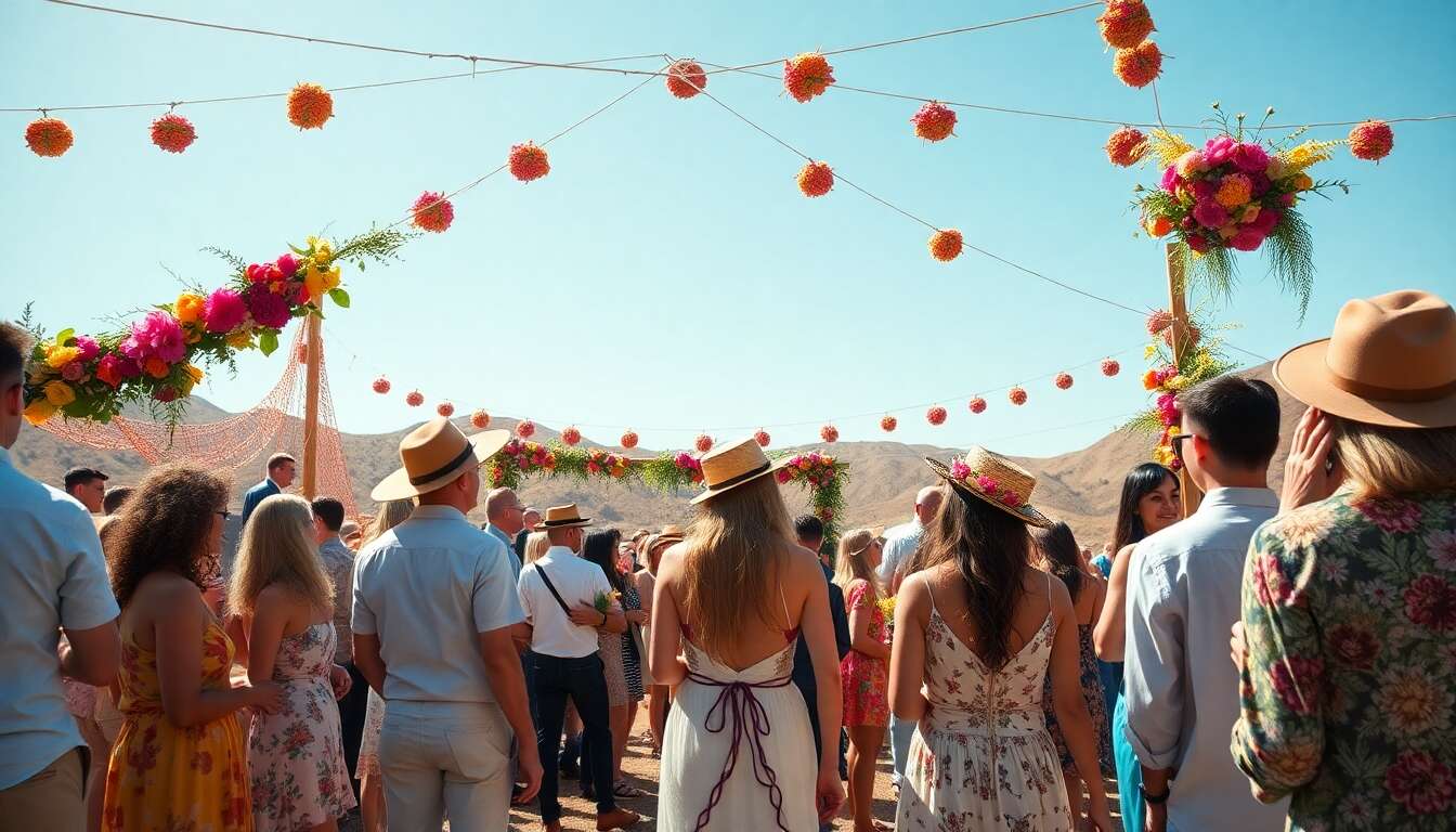 Mariage surprise inspiré de Coachella : idées et conseils