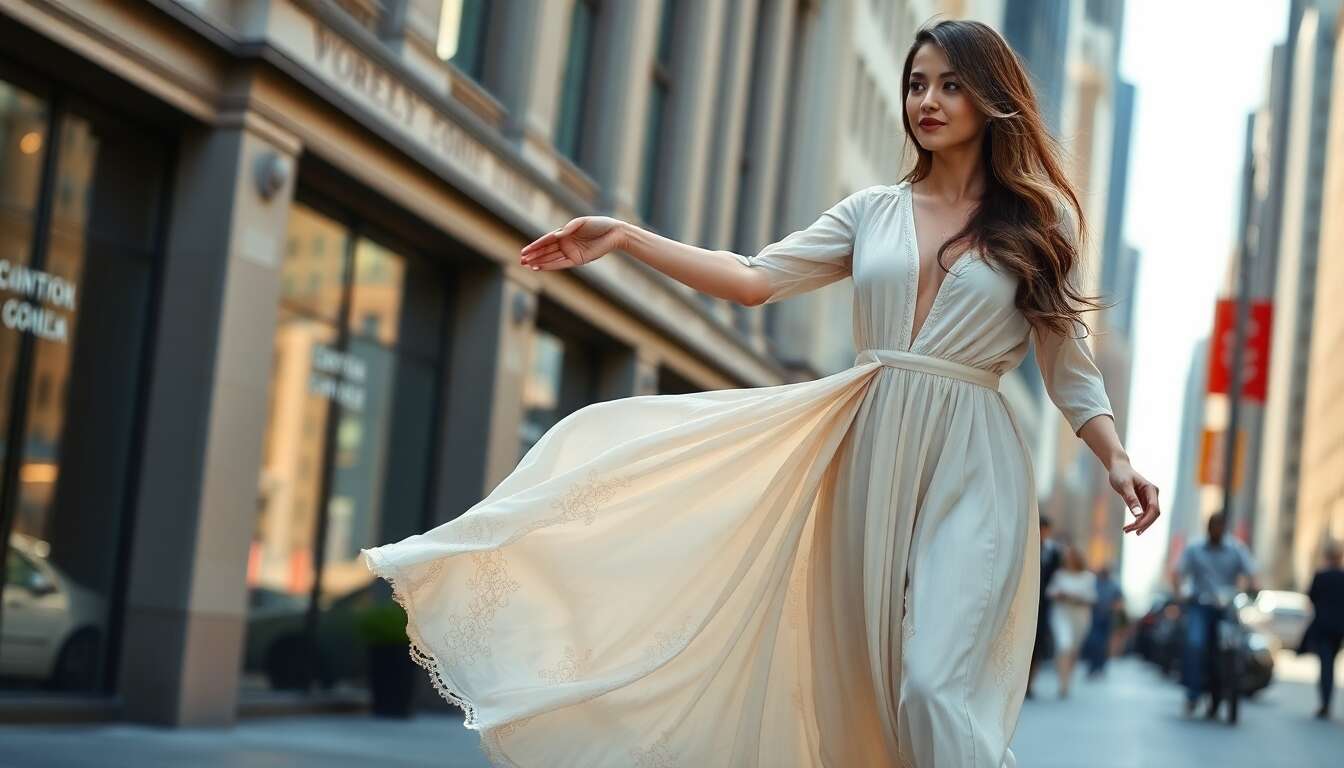 Porter une robe longue avec style au quotidien