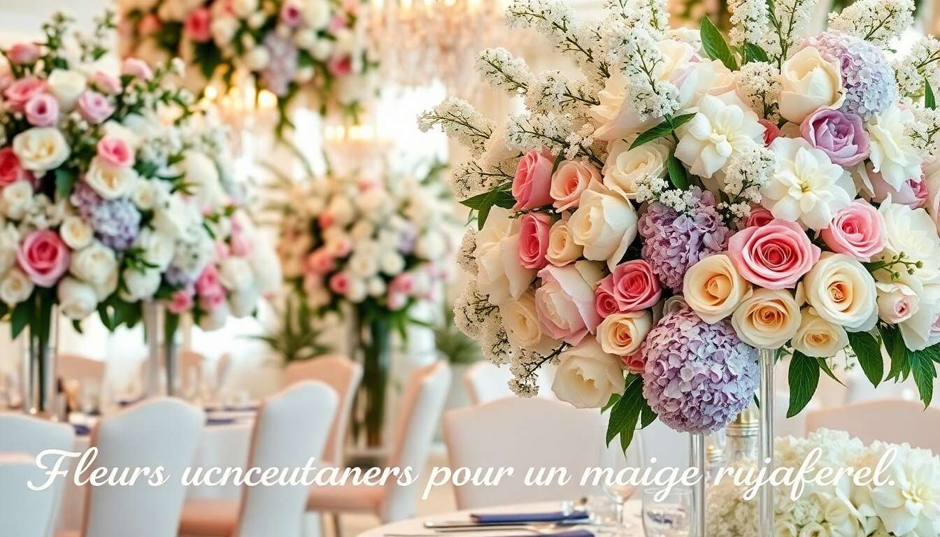 Fleurs incontournables pour un mariage réussi