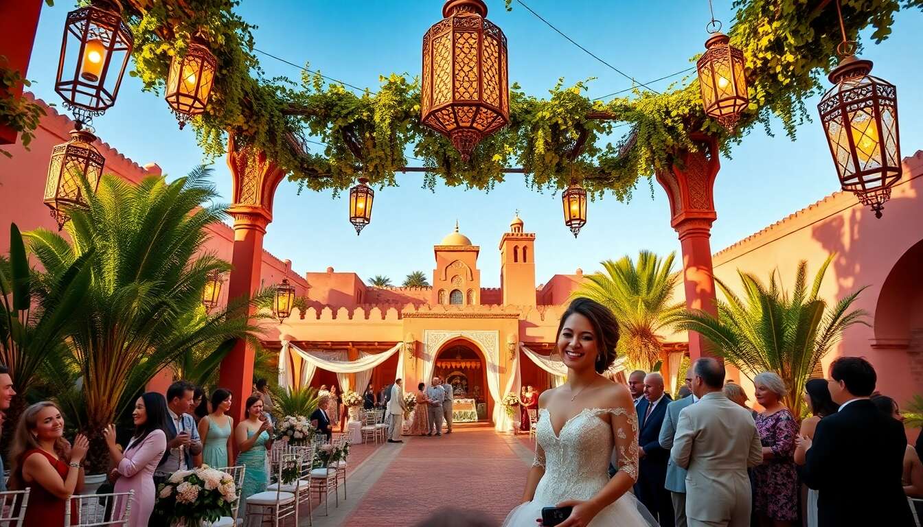 Mariage de rĂªve Ă Marrakech : organisez votre jour inoubliable
