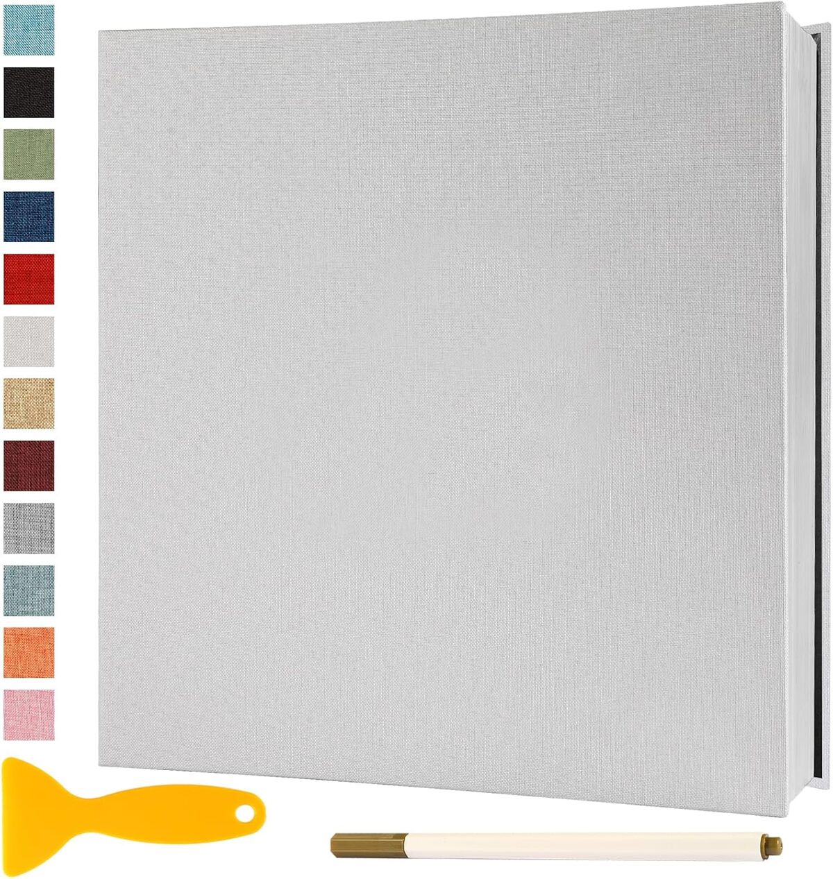 Test : album photo scrapbooking lin 33x32cm blanc