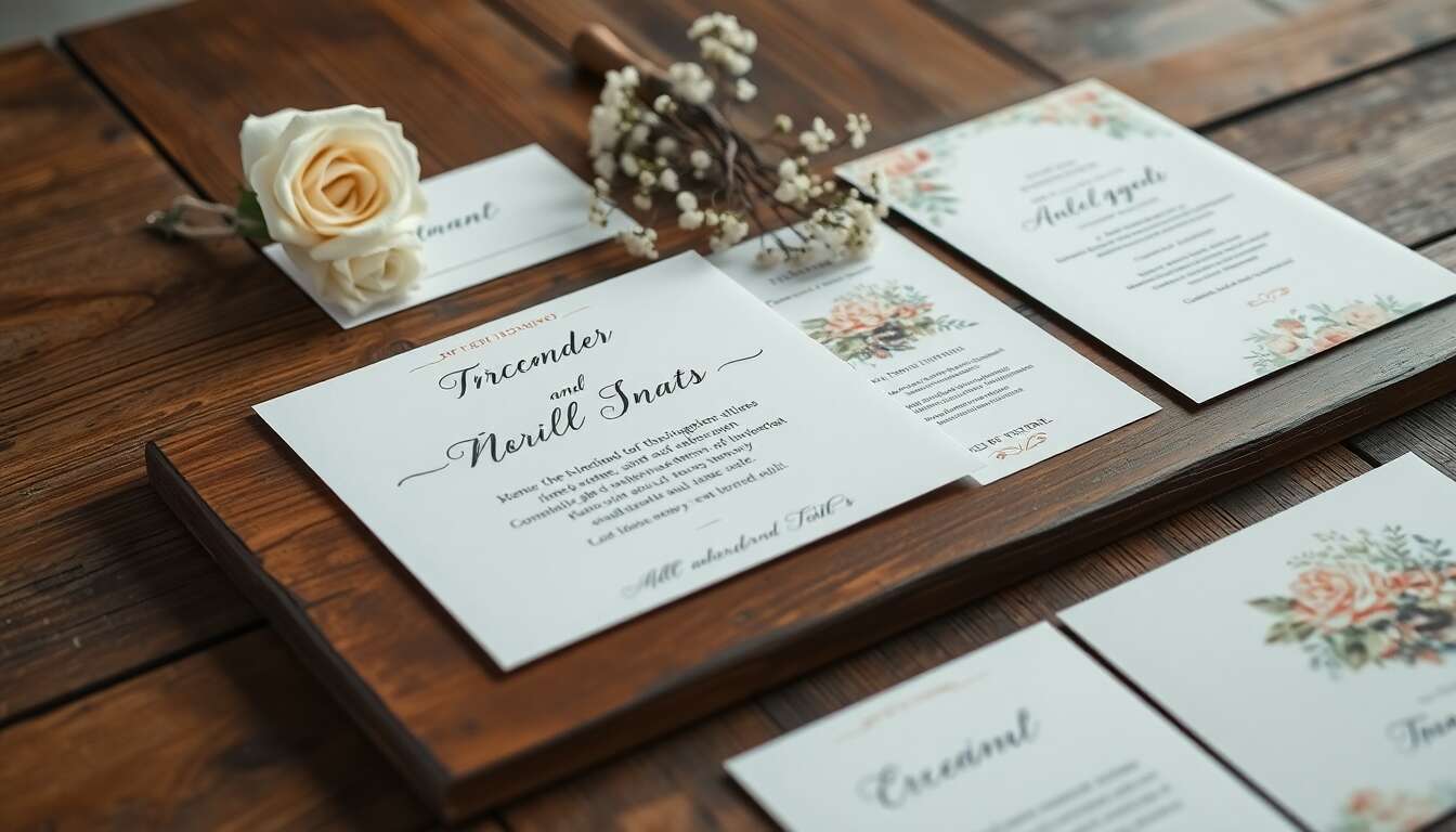 Personnalisation d'invitations : créez un mariage unique