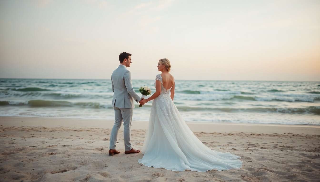 L'habillement id&eacute;al pour un mariage &agrave; la plage