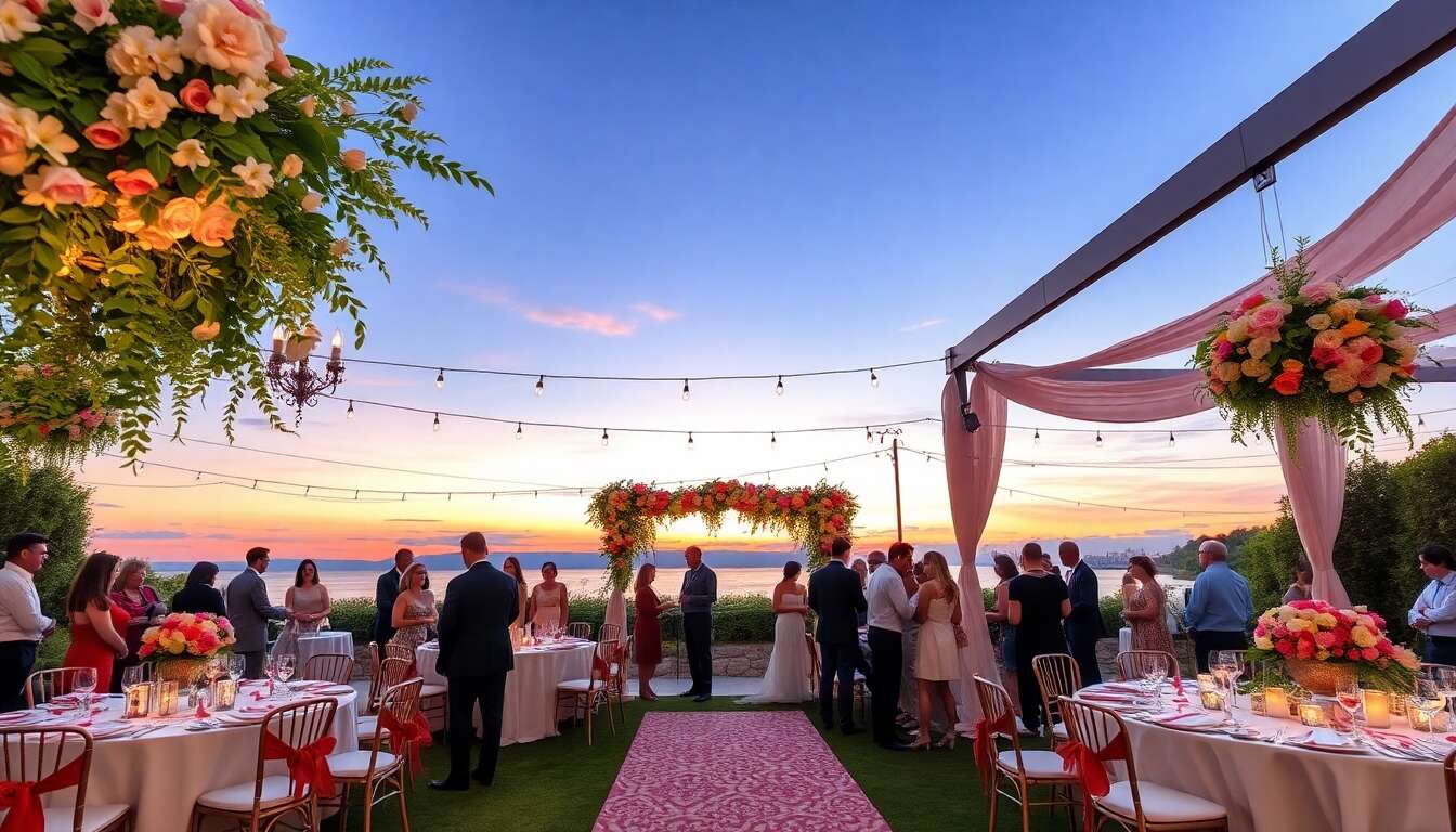 Couleurs tendance pour un mariage inoubliable