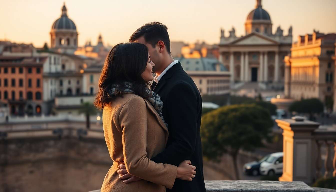 Séance d'engagement à Rome : patricia & Fabio par Jérémy Boyer