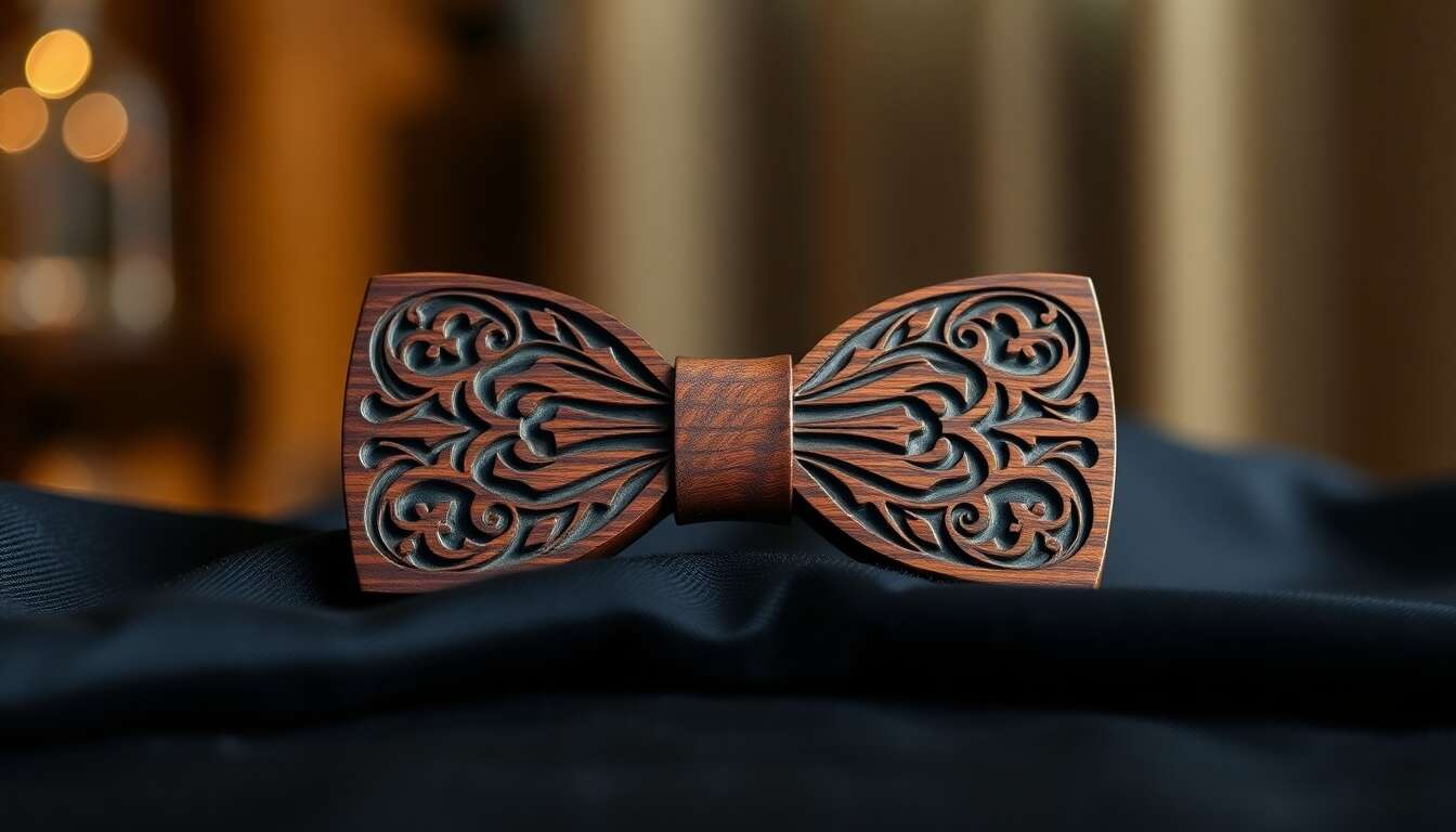 Noeud papillon en bois : la tendance mariage à adopter