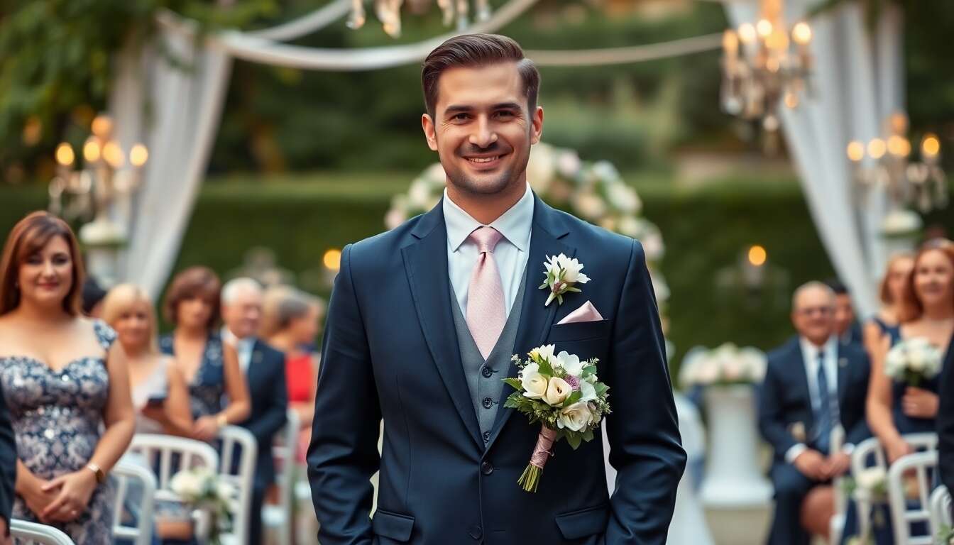 Tenue idéale pour le témoin de mariage