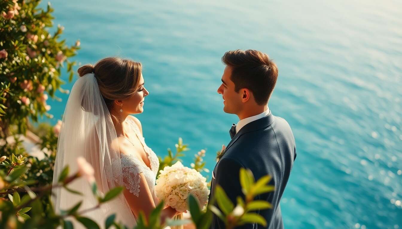 Élégance à la française : mariage sur la Côte d'Azur