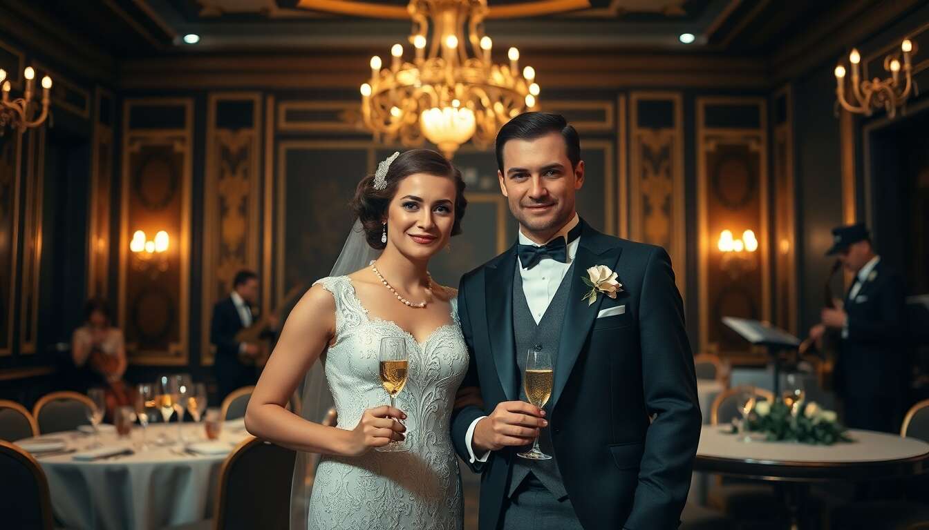 Inspiration mariage années 20 : idées et préparation