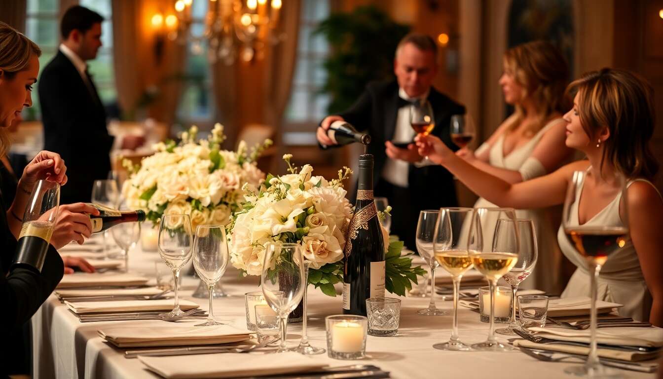 Vin d'honneur de mariage : une tradition incontournable