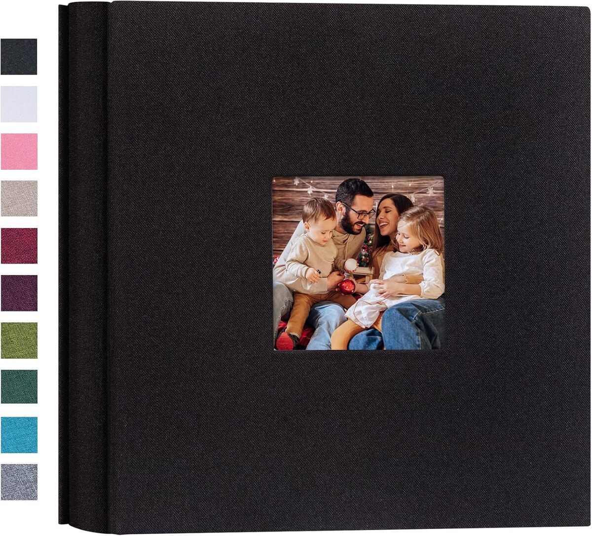 Test du Mublalbum : petit album photo noir 200 pochettes en lin