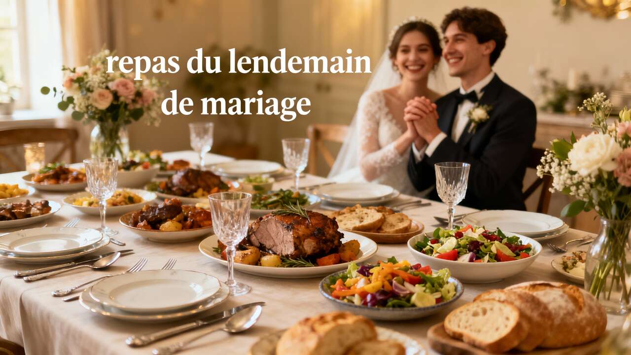 Idées originales pour le repas du lendemain de mariage