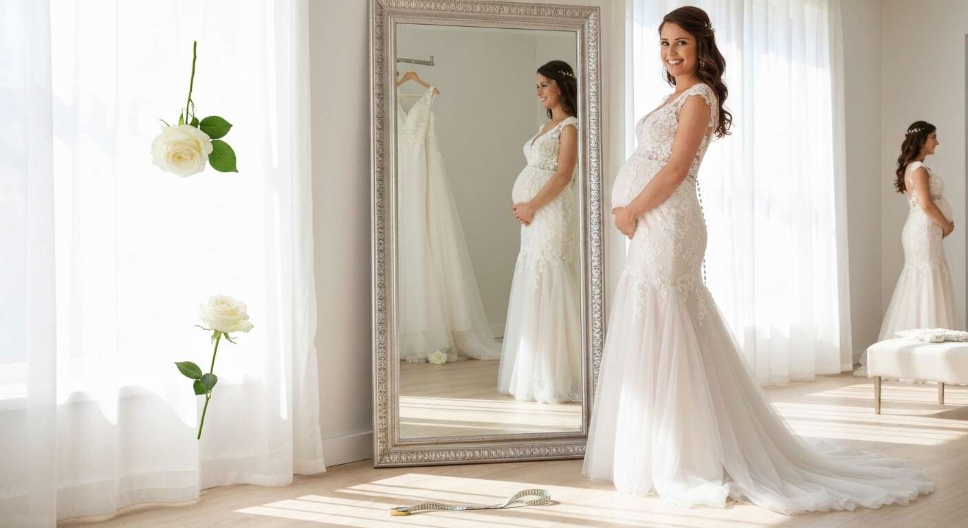 Adapter la robe de mariée à la grossesse Adapter la robe de mariée à la grossesse