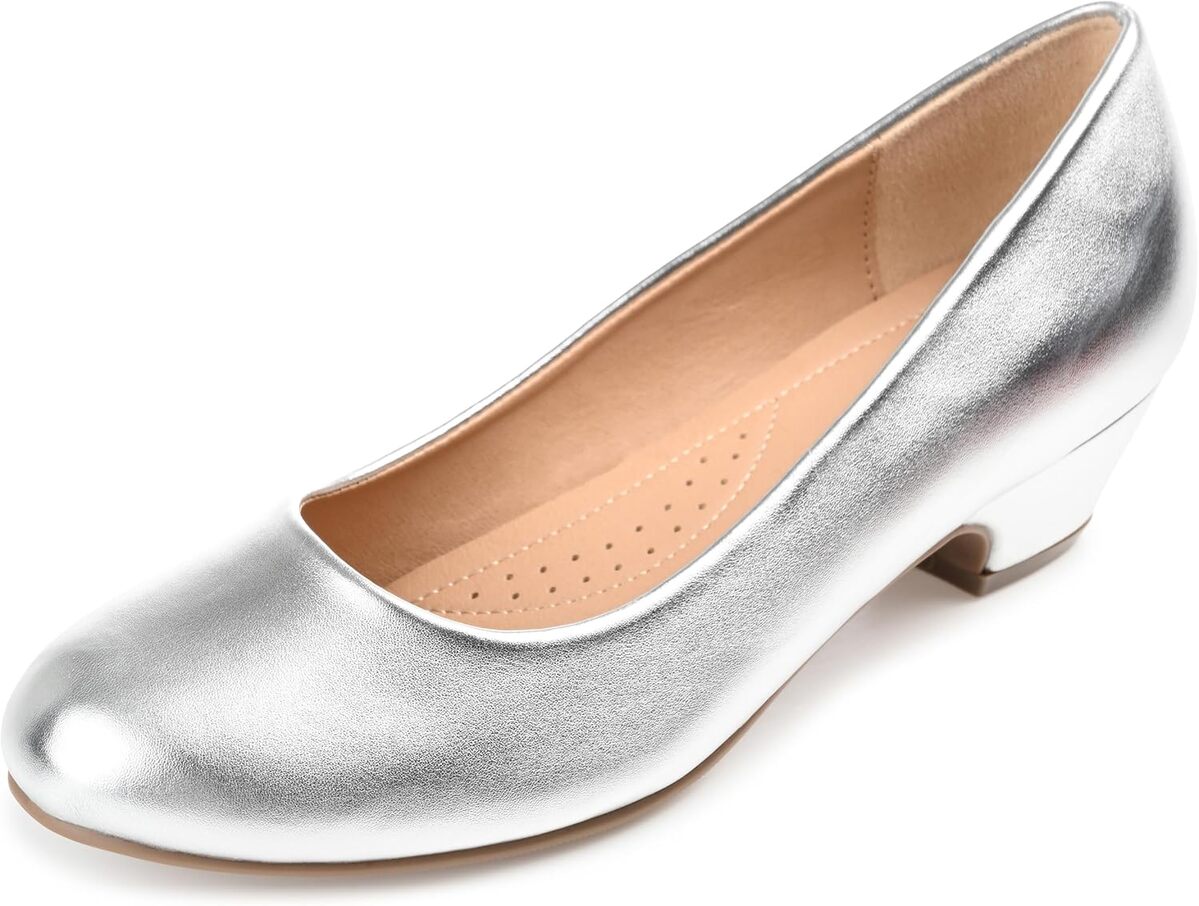 Test des escarpins argentés Journee Comfort SAAR en taille 37 EU large