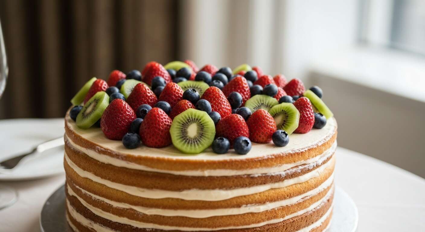 Saveurs fruit&eacute;es pour un g&acirc;teau rafra&icirc;chissant