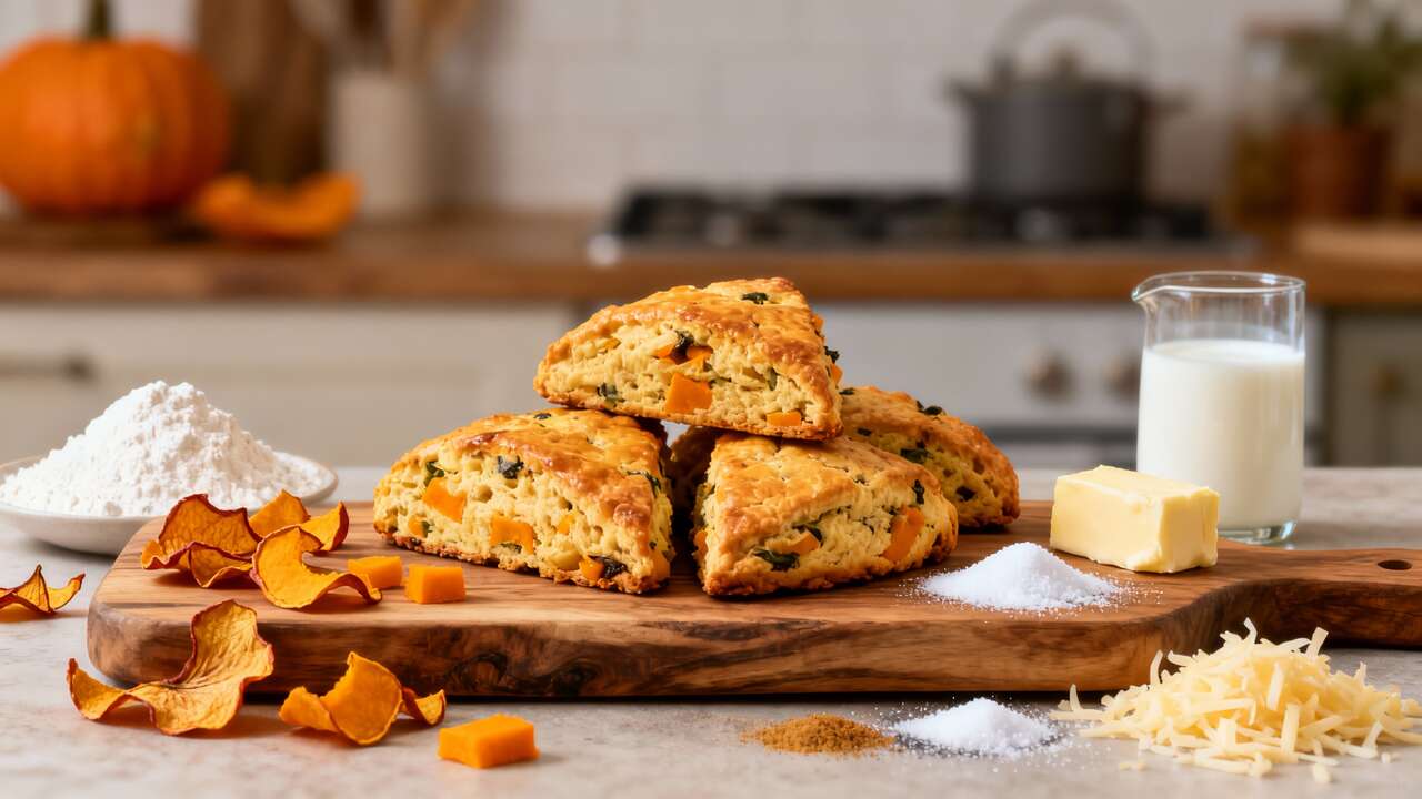 Scones salés au potimarron : recette savoureuse