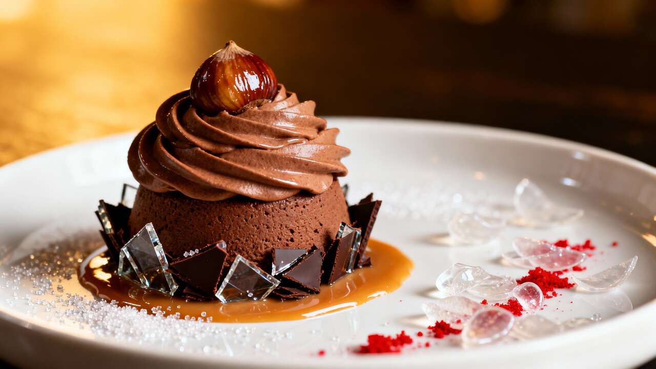 Recette gourmande de crème dessert marron et chocolat