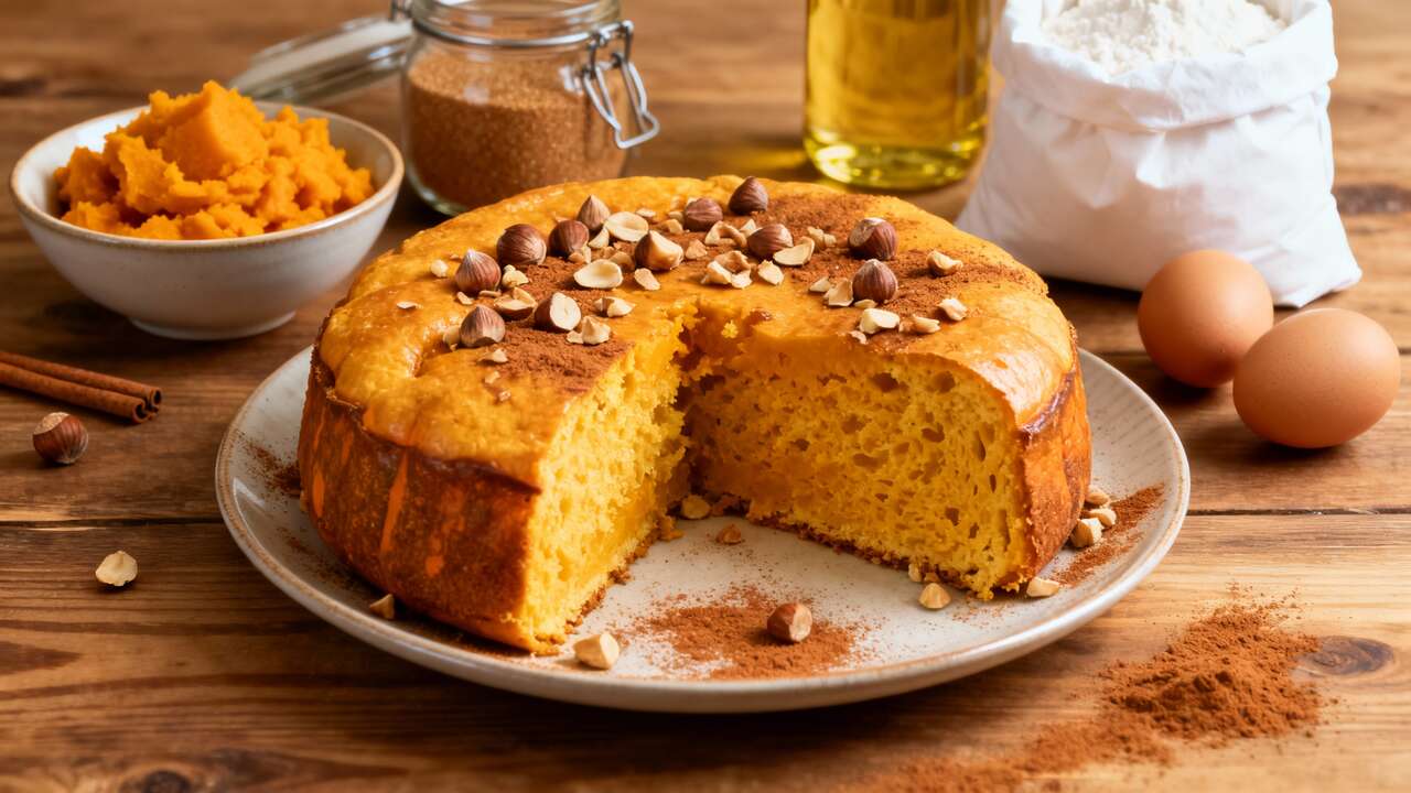 Cake potimarron noisette : recette gourmande et facile