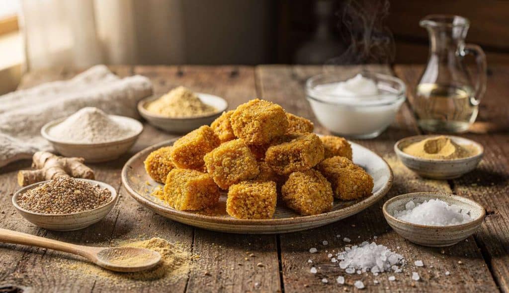 Croquants à l'ail et au gingembre : recette facile