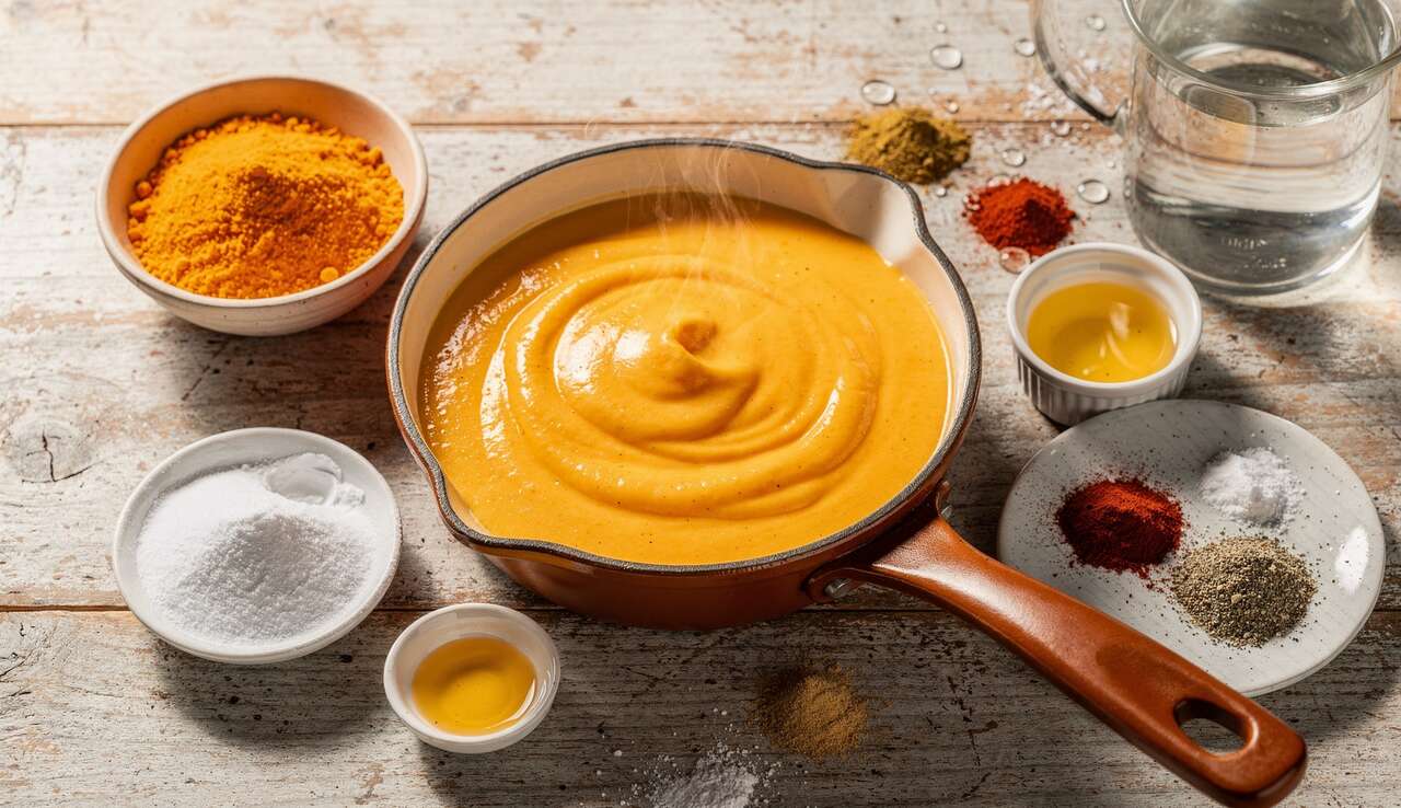 Recette facile : sauce fromage cheddar maison rapide