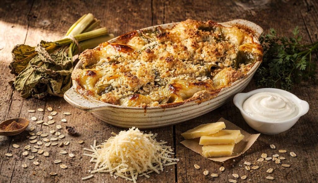 Gratin de Blettes Façon Crumble : recette Savoureuse