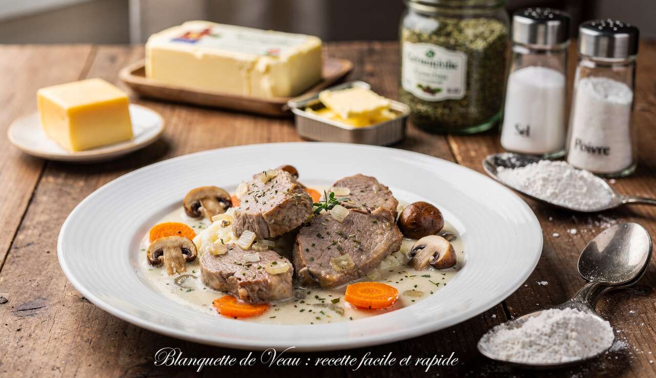 Blanquette de veau : recette facile et rapide