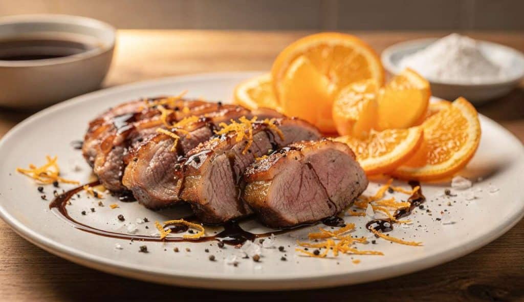 Magret de Canard à l'Orange : recette à la Sauce au Miel