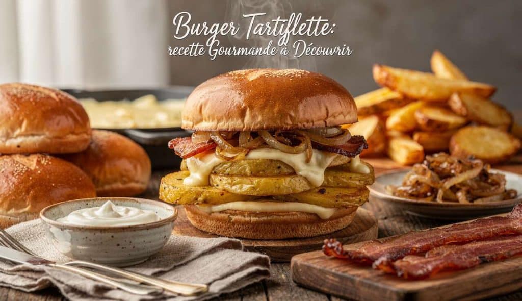 Burger Tartiflette : recette Gourmande à Découvrir