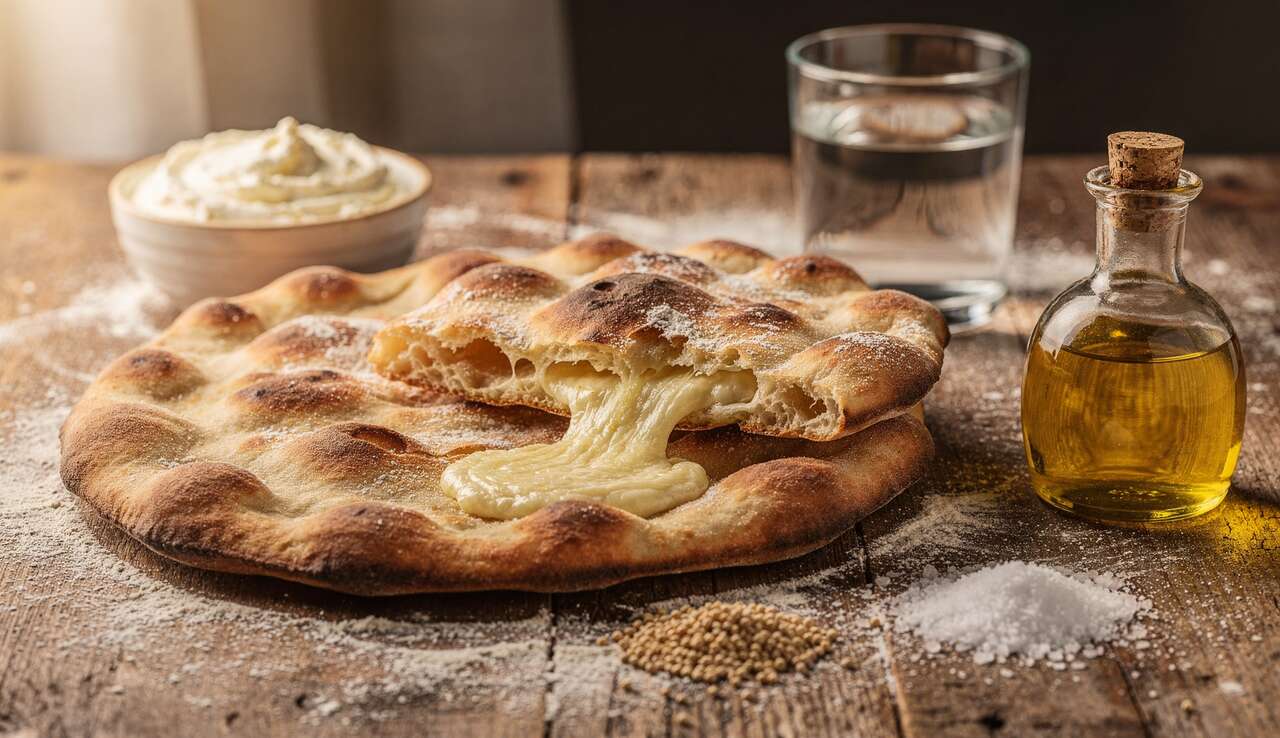 Recette Cheese Naan : pain Indien au Fromage Maison