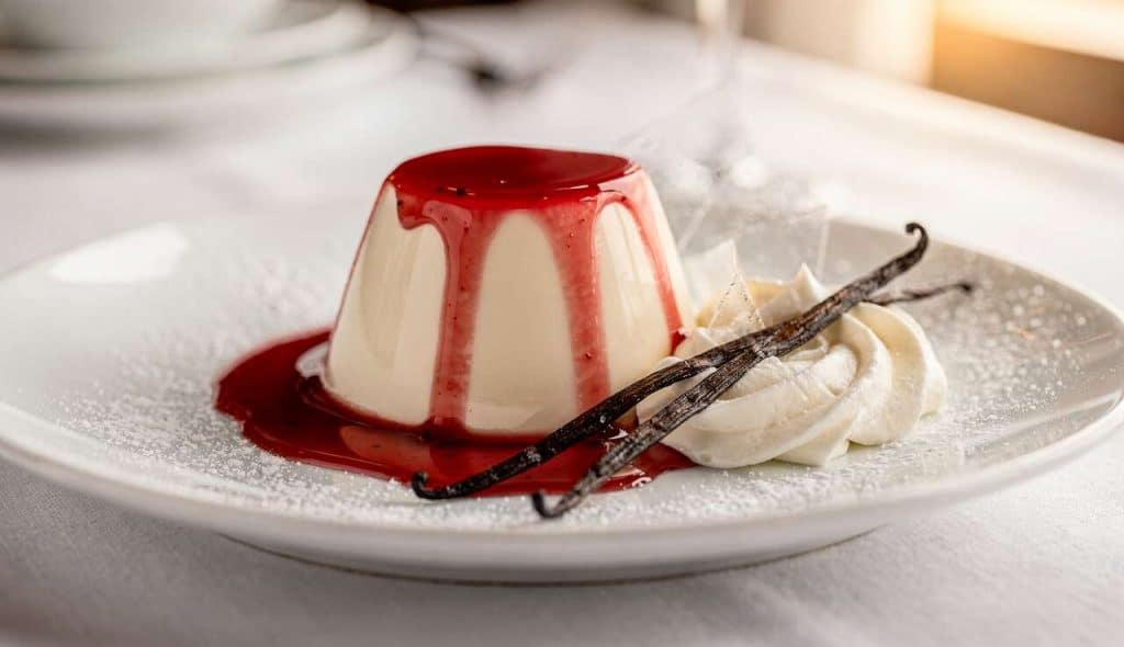 Recette de Panna Cotta à la Grenadine