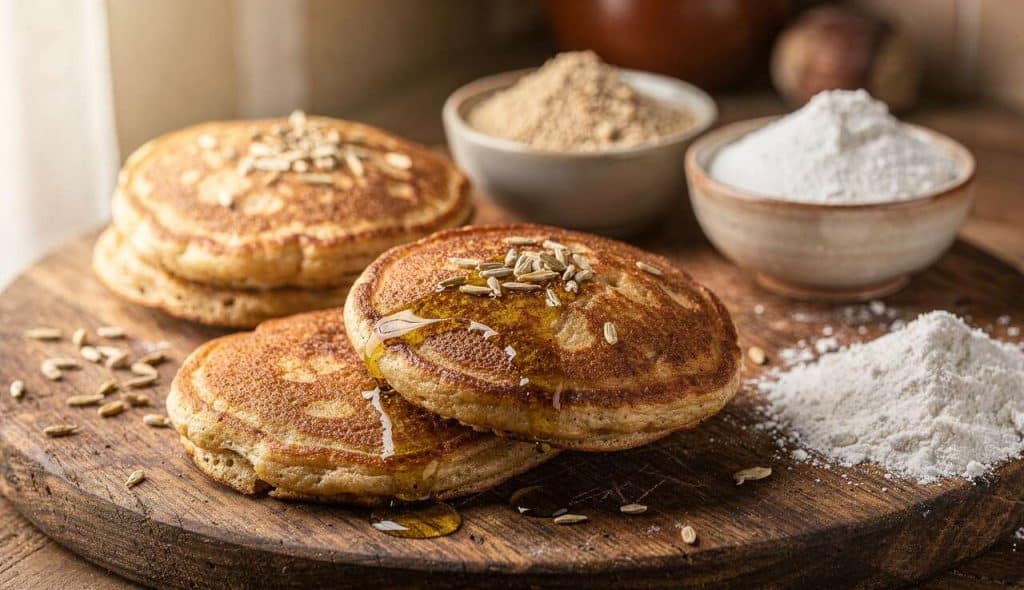 Recette de blinis à la farine de châtaignes et graines de fenouil