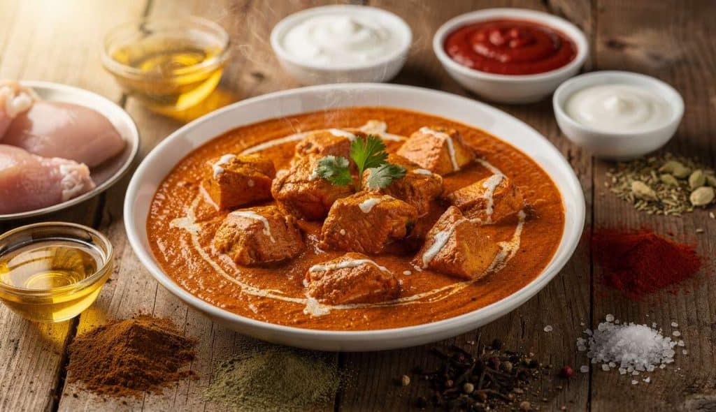 Butter Chicken : recette indienne de poulet savoureuse