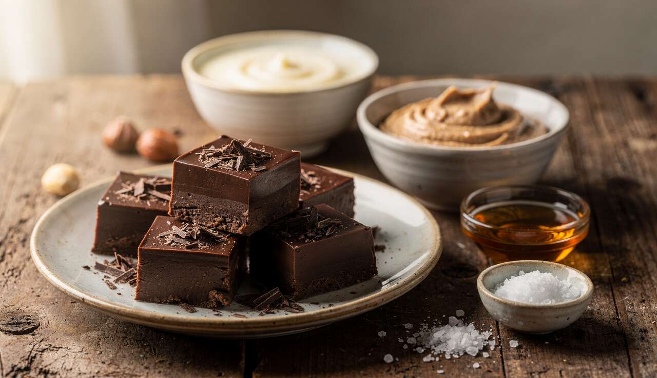 Fudge au Chocolat et Purée d'Oléagineux : recette Gourmande