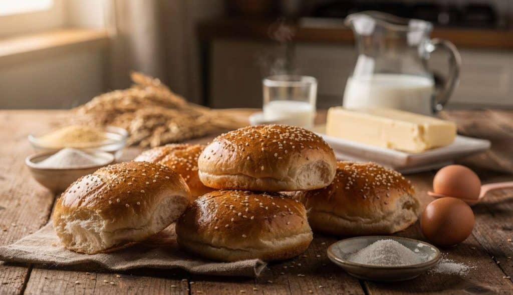 Recette de Pain Burger Maison : buns Moelleux et Savoureux