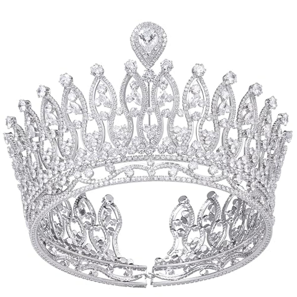Avis sur le diadème de mariage QXMYOO en oxyde de zirconium